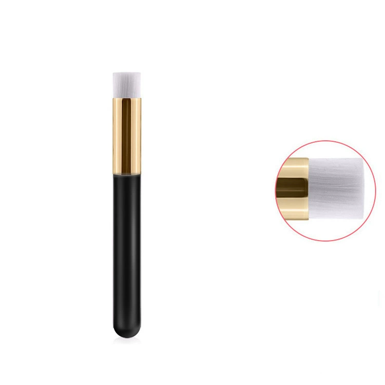Nasal cleaning brush, 11 cm, ABS or wooden handle, flat or convex head, customizable colors