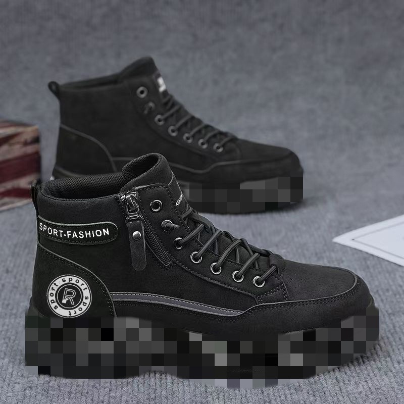 Tendencia diaria versátil respirable zapatos casuales de hombre al aire libre montañismo trabajo de protección laboral zapatos de hombre 2025 nuevo otoño