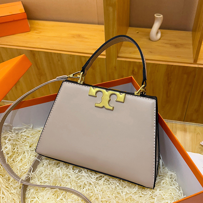 Tb New Foreign Trade Women's Crossbody Bag 2025 High-End Color-Blocking Fashion Versatile Shoulder Bag Large Capacity Handbag