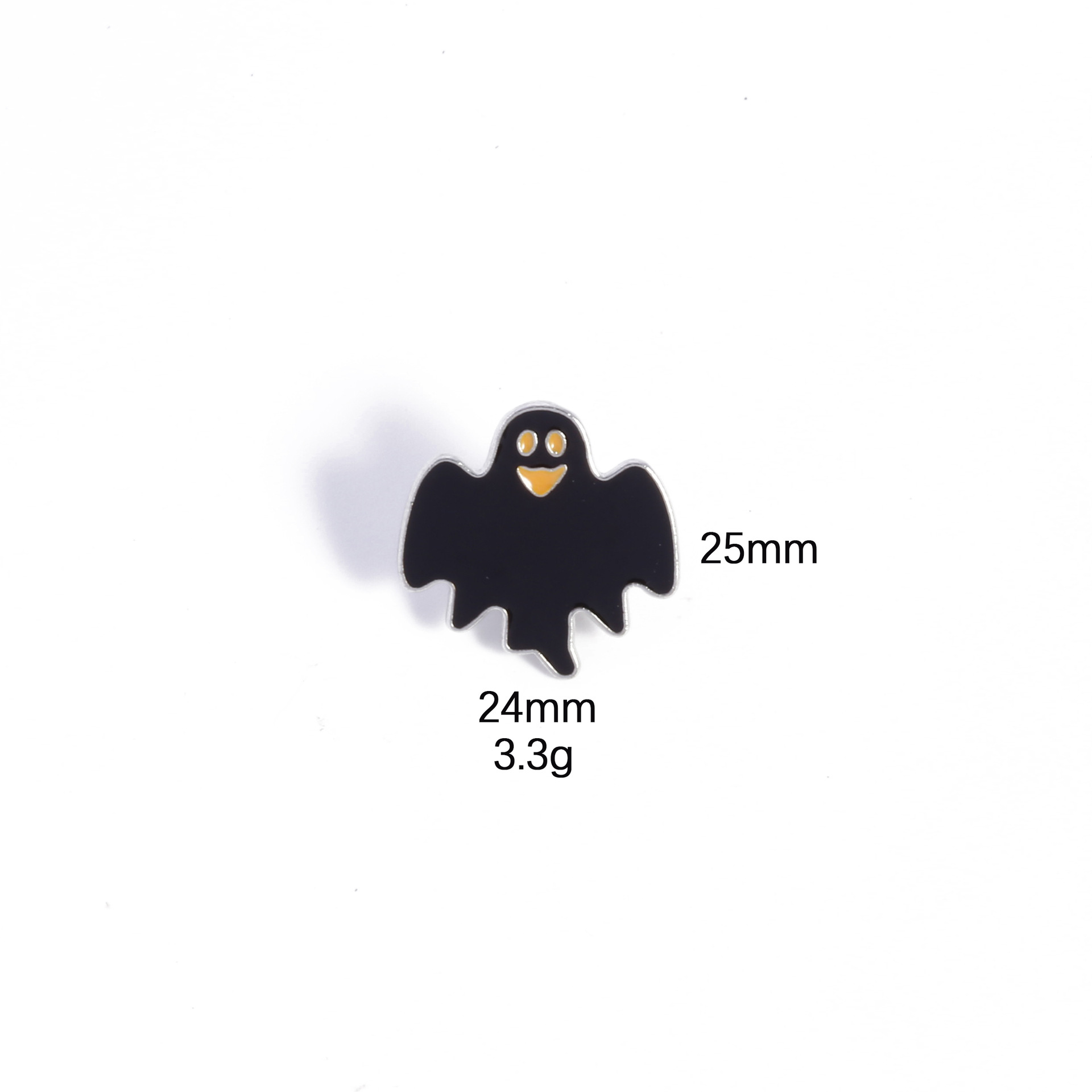 11g Weight Brooches Classification Party Occasion Zinc alloy Material Halloween Festival Cat, Bat, Ghost Pattern Unisex Gender Enamel Design Sweet, IG Style Style Sweet IG Style Pin Cat Bat Ghost Zinc Alloy Enamel Unisex Brooches 4