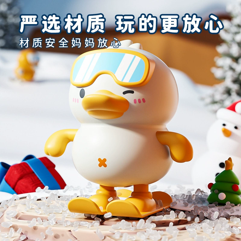 Заводная ски-куколно-таблетная игрушка для прыжков, новая коллекция, утка
