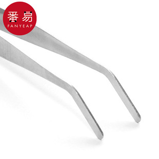Free Shipping/10Y Tea Tongs Aa1S74 - Stainless Steel Copper Tea Leaf Tweezers Tea Cup Clip Bamboo