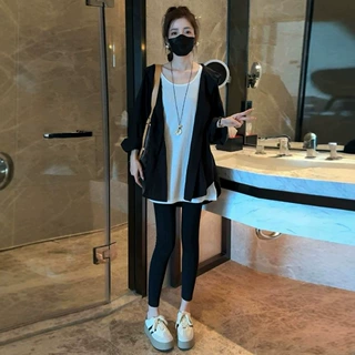 巨好看独特漂亮绝美穿搭一整套女2026春装新款超火减龄衬衫三件套