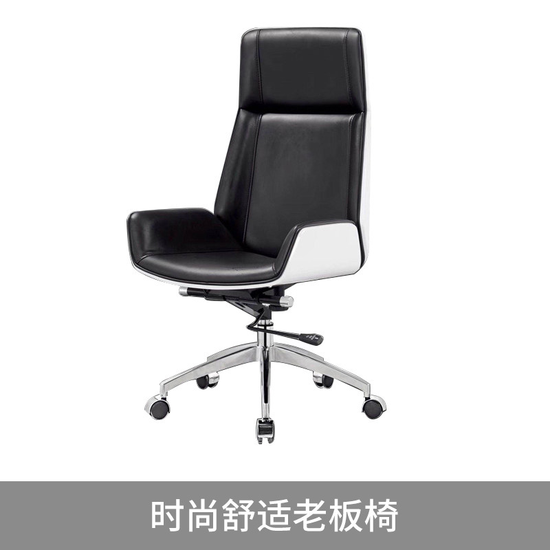 漆のボスのテーブルと椅子の組み合わせの白いファッションマネージャー室の事務家具の総裁の一人の大班台は簡単で現代的です。|undefined
