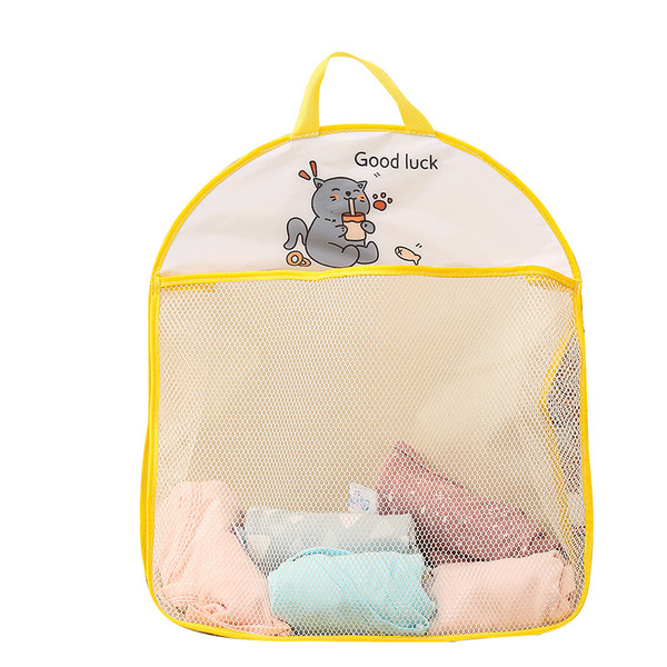 Underwear Storage Hanging Bag Multi-function Wardrobe Hanging Socks Fit Bag Wall-mounted Door Rear Sundries Storage Net Pocket