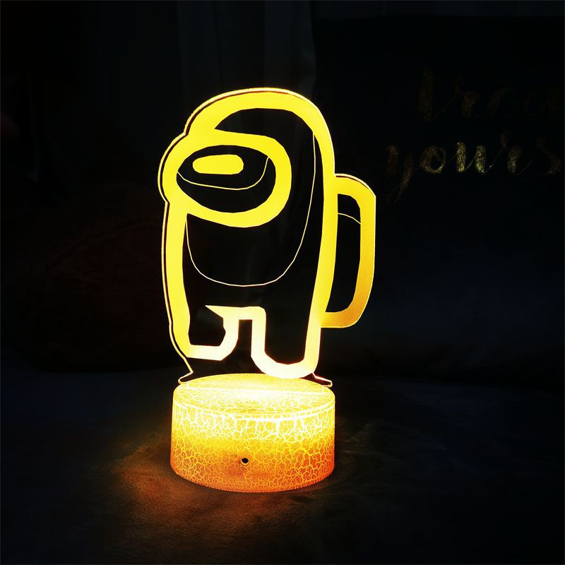 Lámpara 3D decorativa estilo gaming con diseño de mando