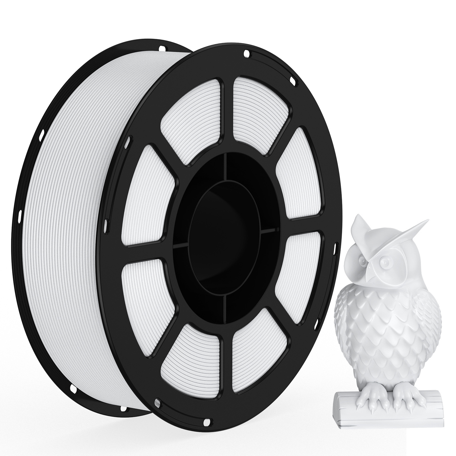Coredi 3D Printer PETG Material consumible Impresión de alta velocidad 1,75 mm Cinta plana limpia degradable 1KG