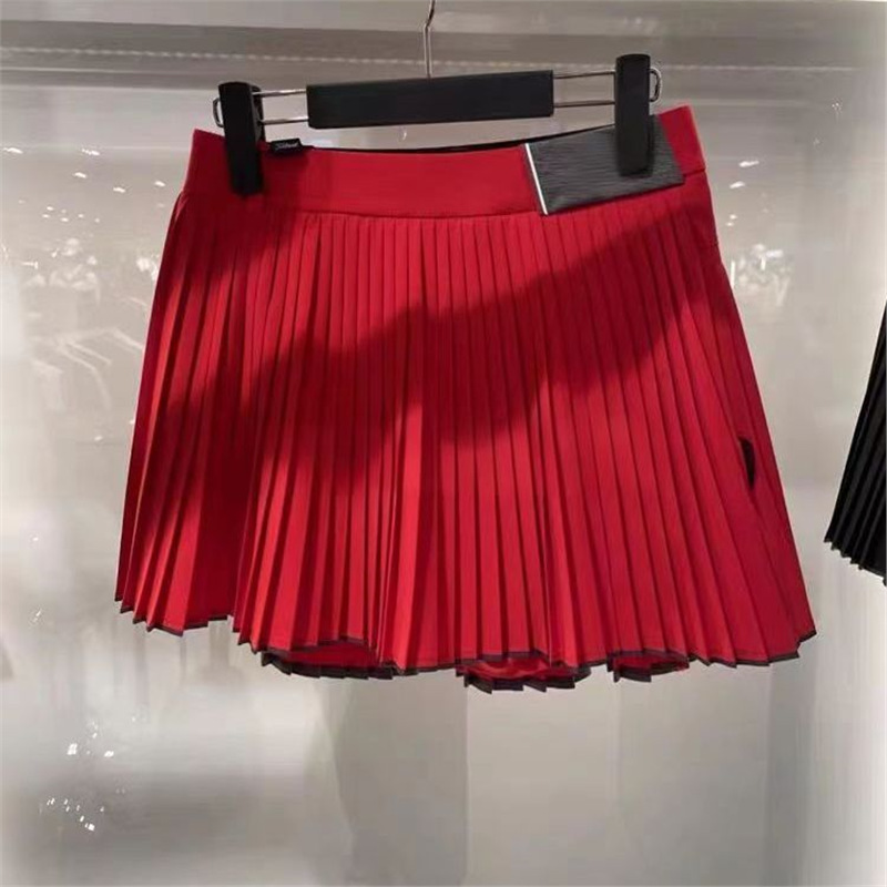 Women's Golf Clothing 25 Summer New Easiest for Match Casual Sports Skirt Plaid Pleated Skirt Slimming