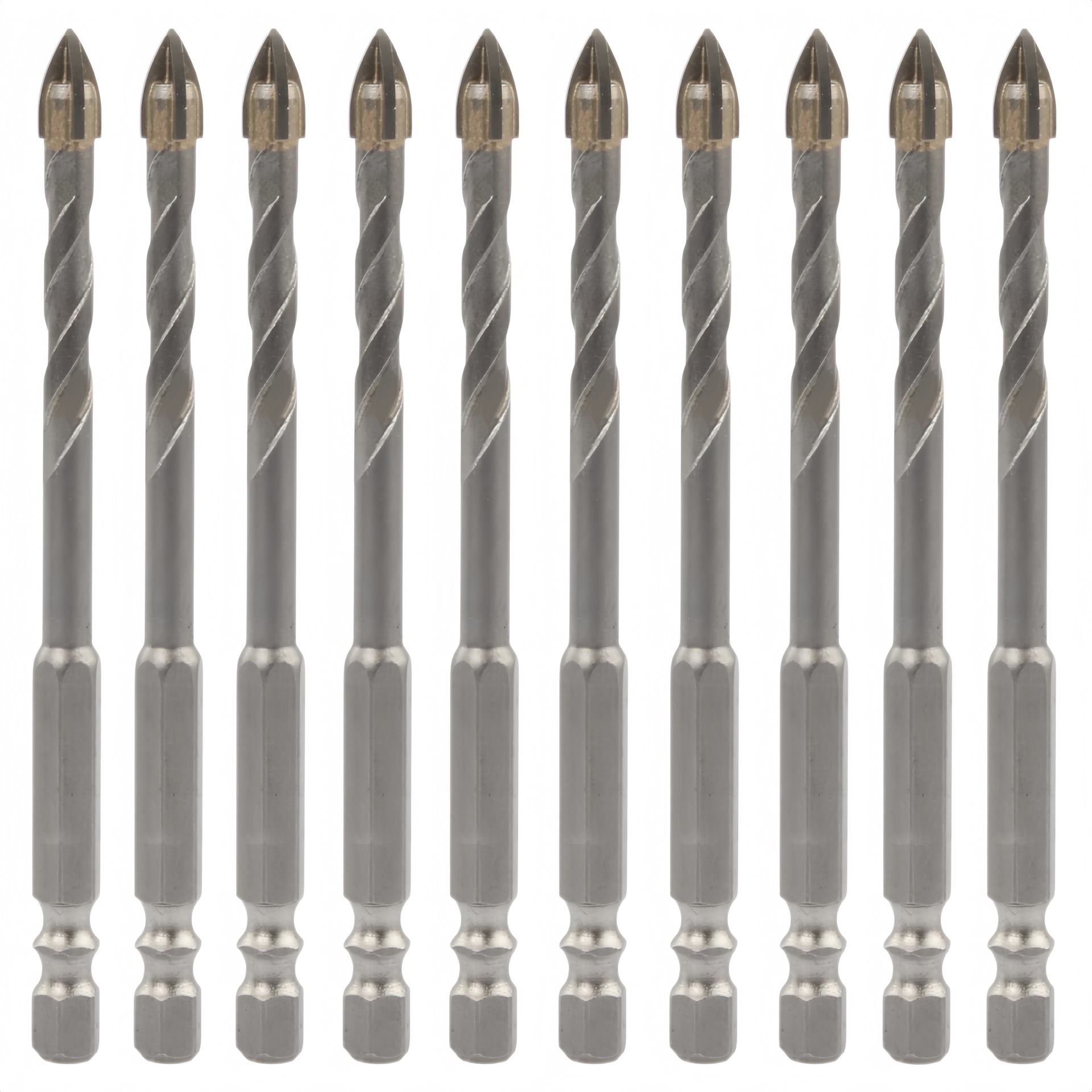 原色十字钻头瓷砖玻璃陶瓷大理石混凝土水泥墙壁打孔跨境专用钻头