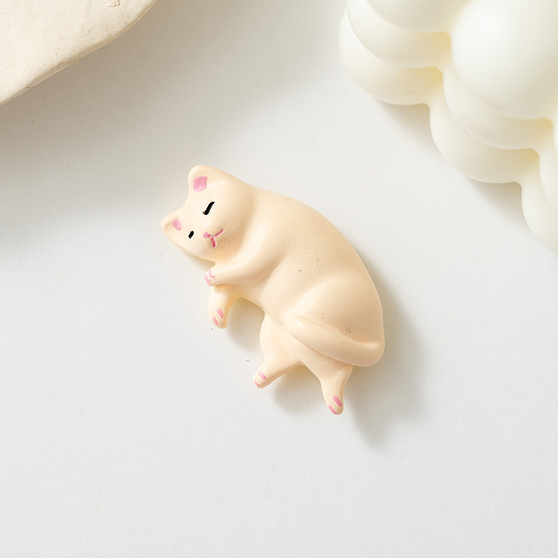 日本のかわいい動物甘い眠っている猫冷蔵庫マグネットメッセージボード装飾ステッカー楽しい装飾品パーソナライズされたクリエイティブノートステッカー|undefined