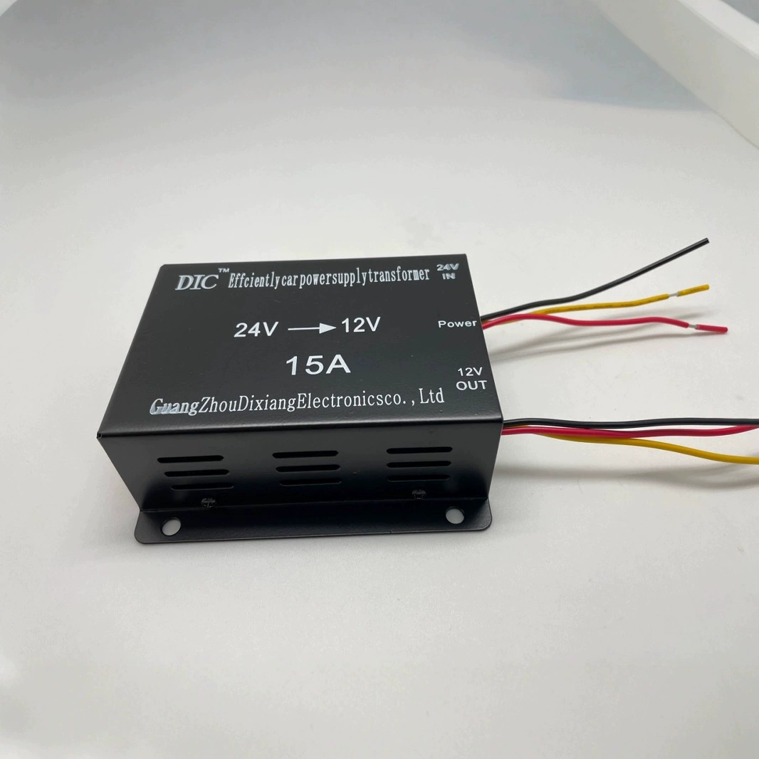 15A Автомобильный понижающий регулятор постоянного тока, преобразователь питания, DC48V/24V -DC24V/12V