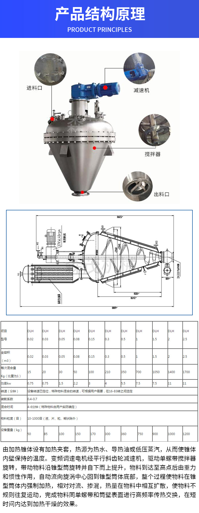 真空螺带干燥机