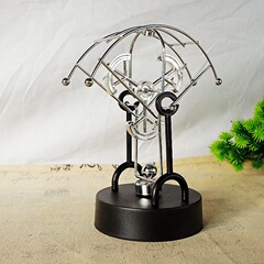 Metal craft fan-shaped perpetual motion chaos pendulum movement desk toy for students and children home decoration