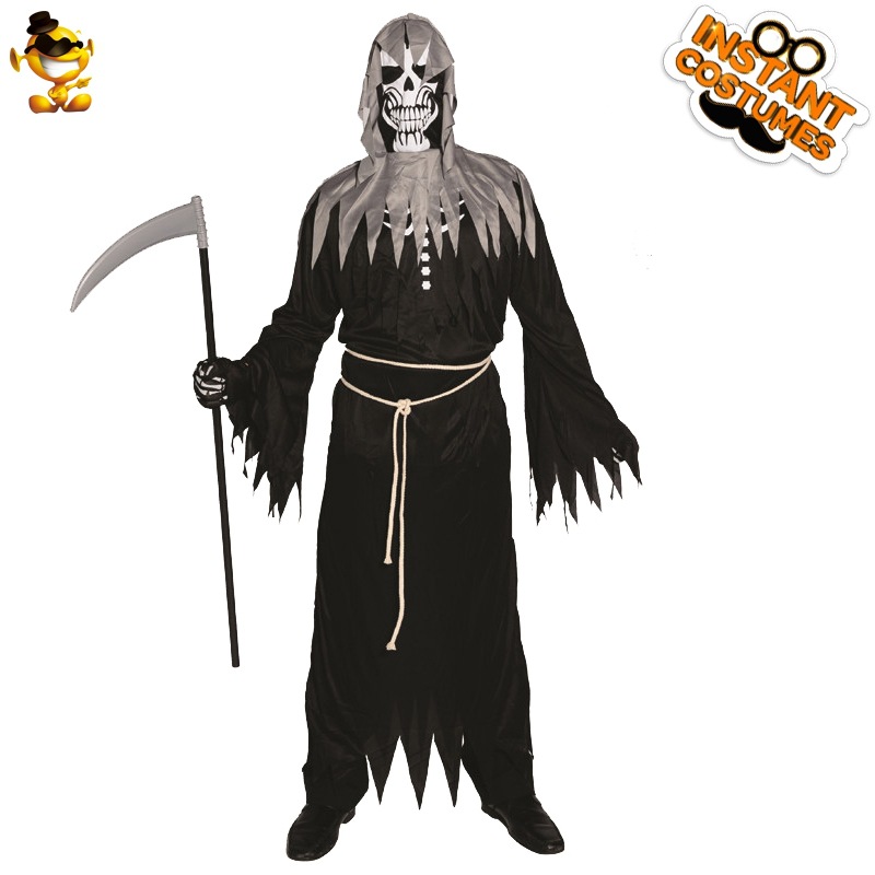 Halloween adulto macho grande horror fantasma hueso muerte cos partido ropa juego de rol etapa distribución al por mayor