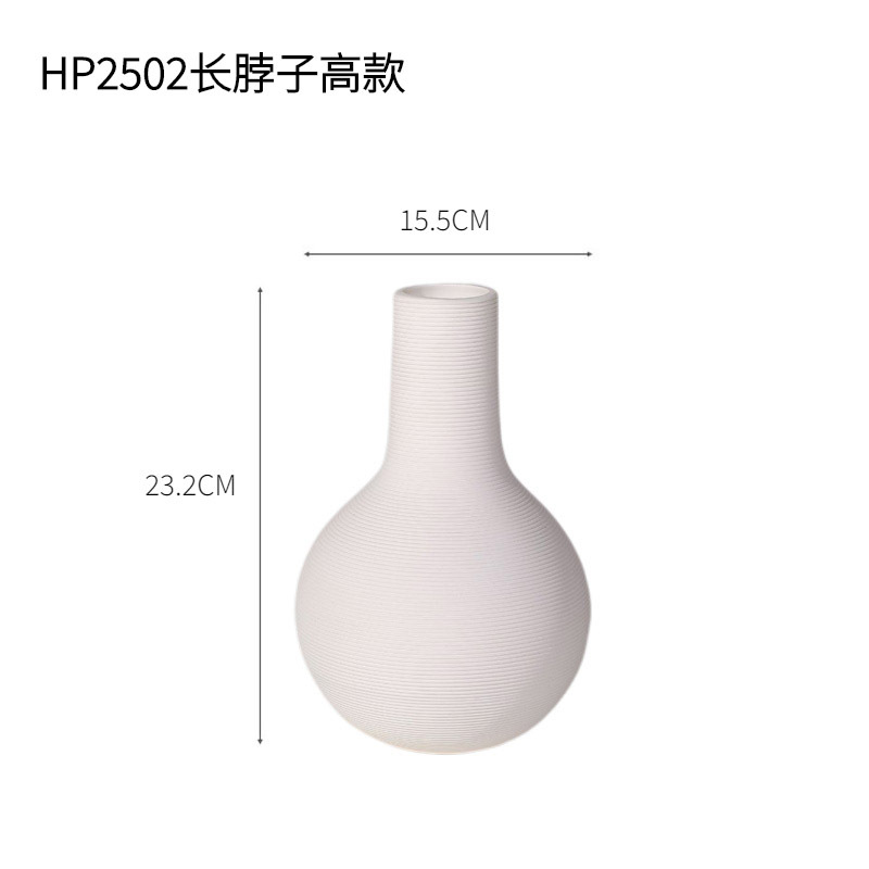 INS estilo arte blanco cerámica florero decoración creativa sala de estar flor arreglo hogar pasillo modelo habitación suave Decoración