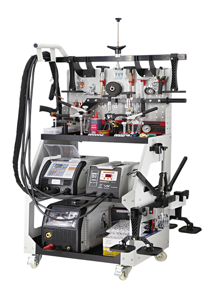 Restauración de datos inteligente máquina de chapa de metal pulso máquina de conformación automotriz herramienta de depresión sin masilla máquina mesónica