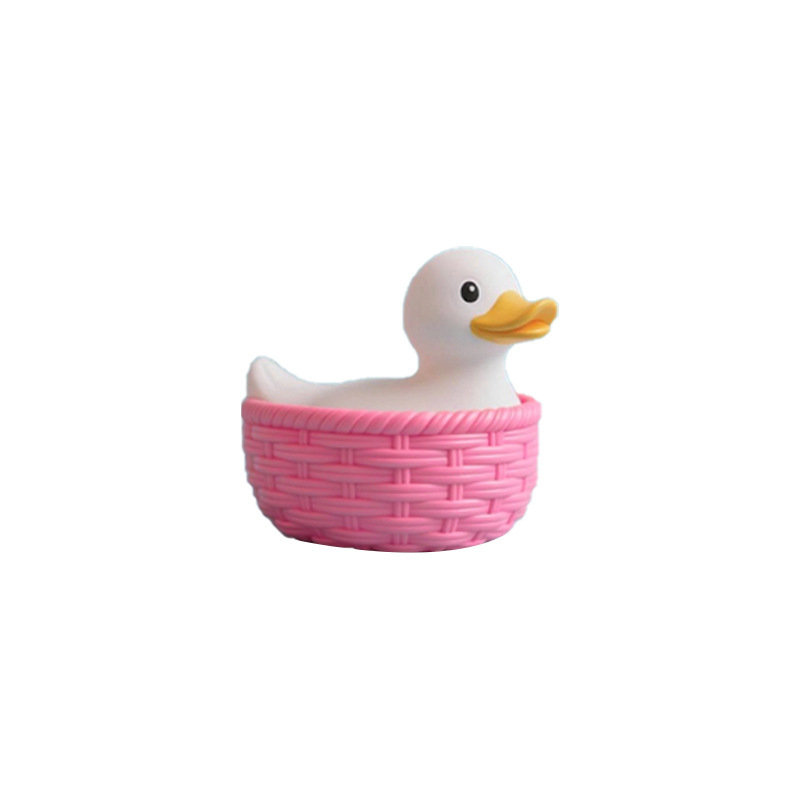 かごアヒルかわいいクリエイティブ小さなアヒルピンチと叫ぶ赤ちゃん入浴水浮遊おもちゃメーカー卸売ビーチ|undefined