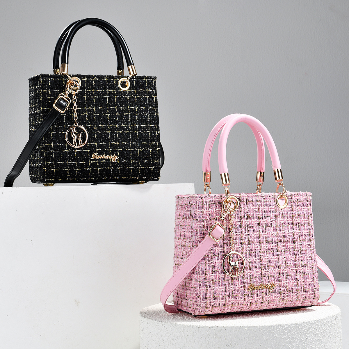 2026 nueva tendencia de moda pequeña fragancia bolso de mano Lady Gaga feminino ligero textura lujosa versátil bolso de hombro