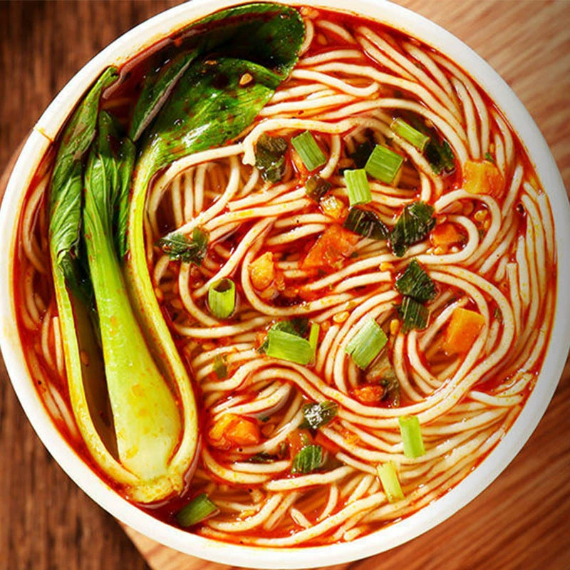 Чунцин маленькая лапша в бочках с лапшой быстрого приготовления не жареная лапша из говядины Ланьчжоу лапша быстрого приготовления оптовая лапша быстрого приготовления для завтрака халяль