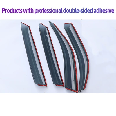 Window visors: Rain shield