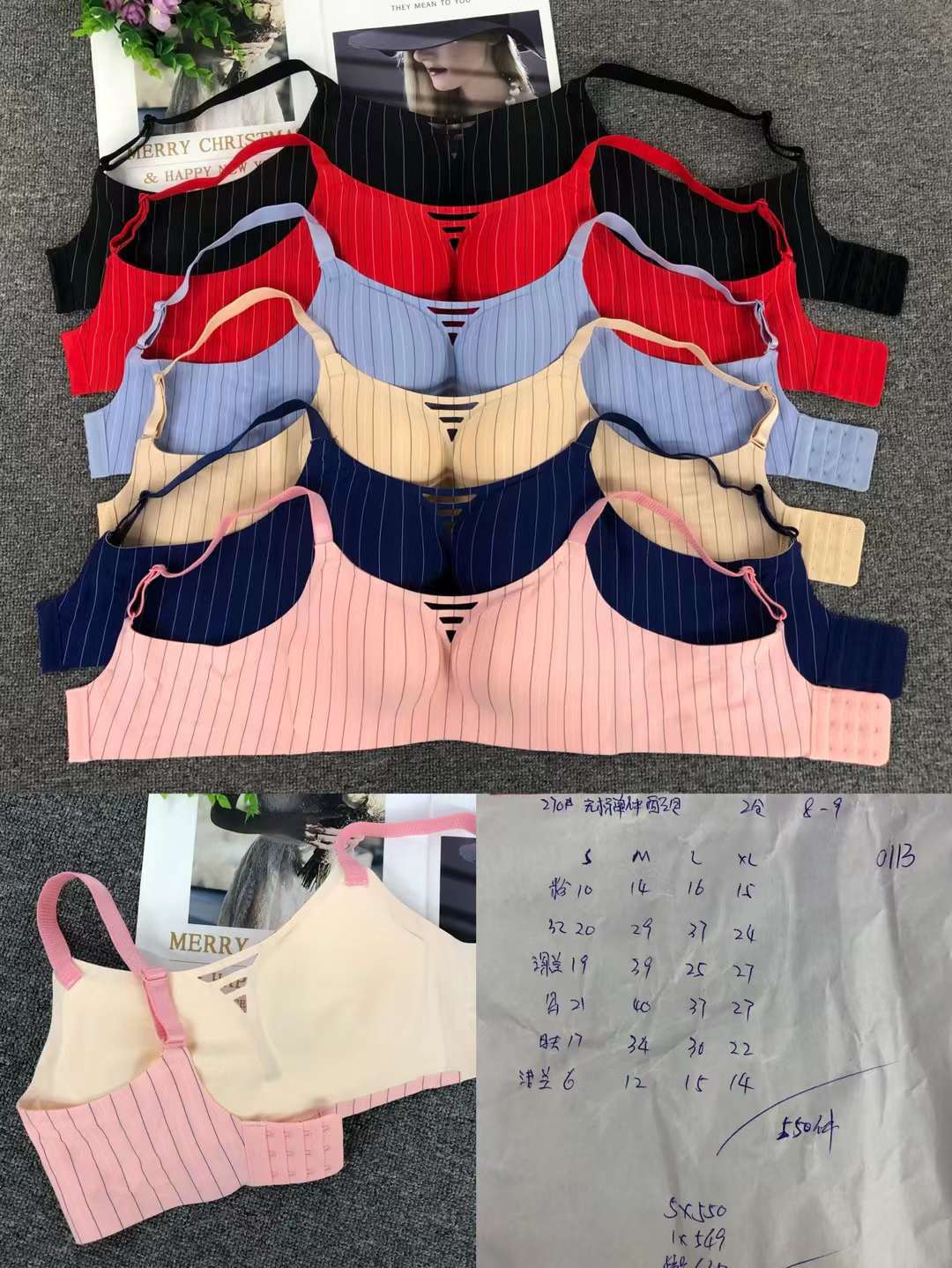 Nuevo sujetador sin costuras brillante colección de ropa interior pecho pequeño push up ropa interior cómoda push up sujetador sin costuras