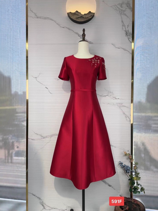 591F晚礼服连衣裙气质宴会妈妈婆婆装|undefined