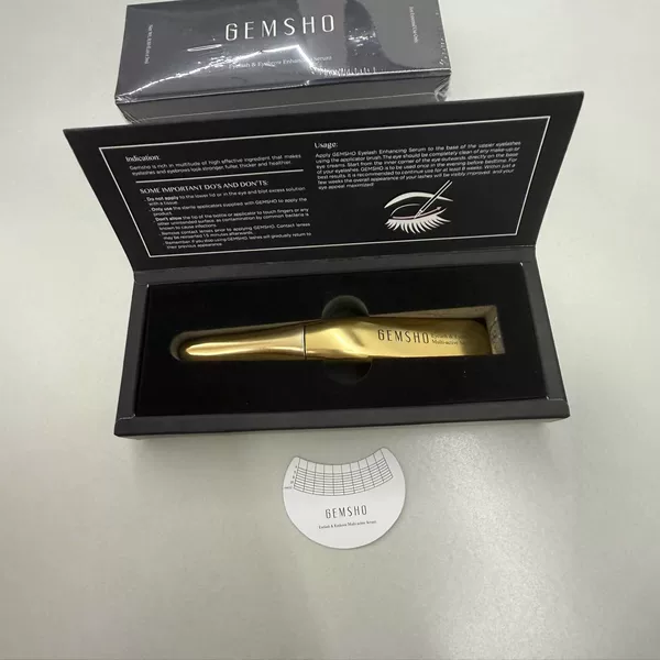 GEMSHO Mascara for Thick, Long, and Curled Lashes, Cross-Border Exclusive Eyelash Care Liquid, False Eyelashes Wholesale