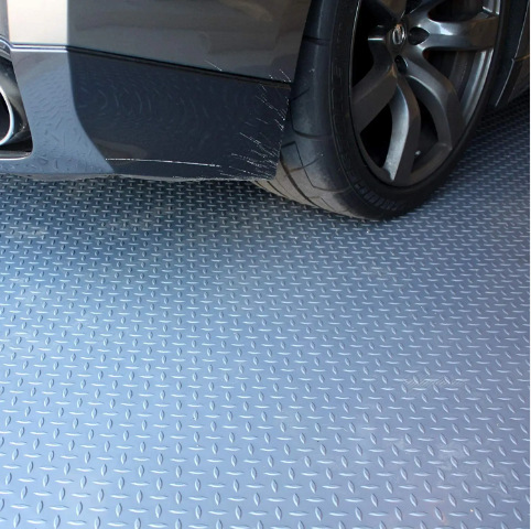 跨境2mm仓库车间浴室防水硬币图案地垫巴士车厢防滑耐磨PVC地板