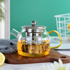 Heat-resistant glass teapot Glass Portable Teapot thickening tea set Stainless steel filter screen