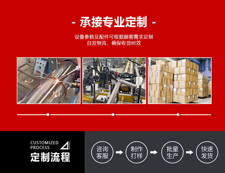Stainless steel car muffler suitable for tank middle-section silent exhaust pipes, directly supplied by the manufacturer