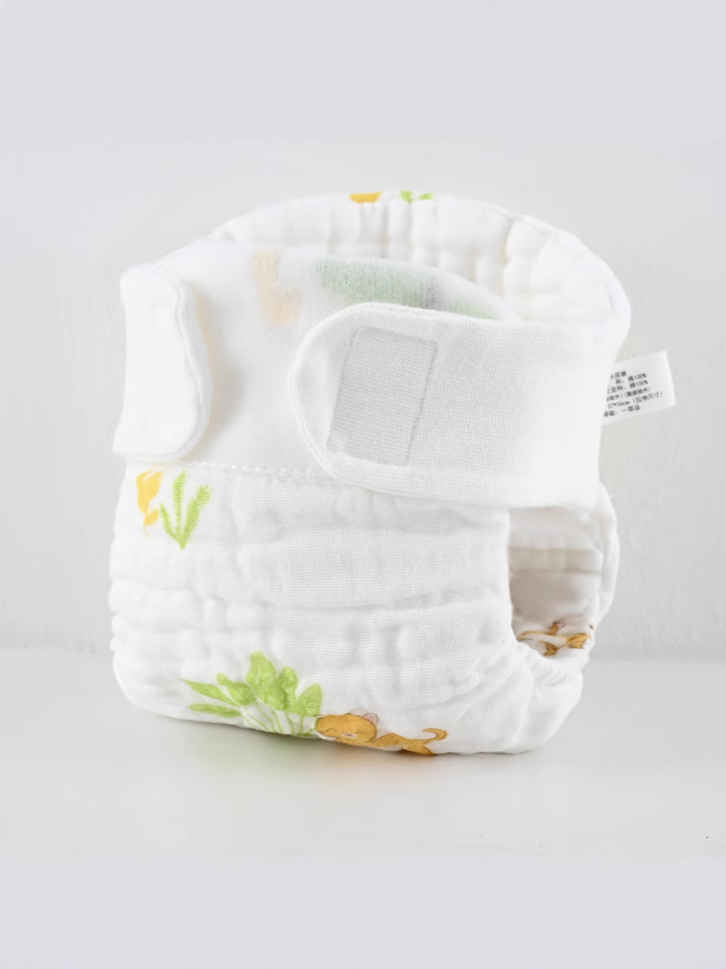 Pañales de gaza, pañales de algodón recién nacidos, pañales de bebé lavables, pantalones de verano