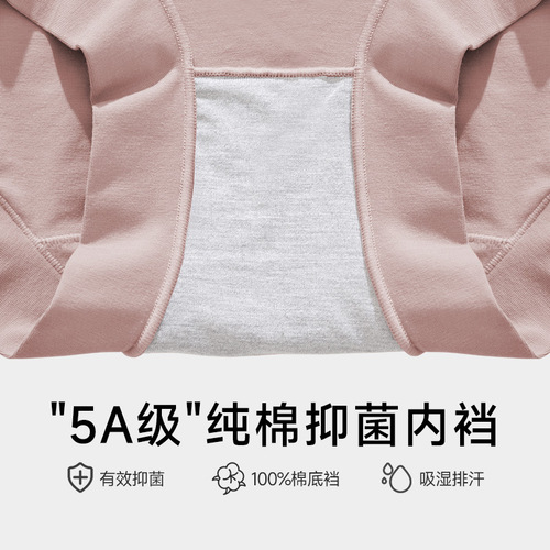 60 Count Lenzing Modal Women's Boxer Briefs High Waist Breathable Tummy Control Cotton Antibacterial Women's Underwear Manufacturer Wholesale