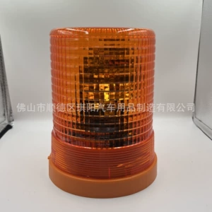 Alarm Light Manufacturer Direct Sales Car Rotating Alarm Light Vehicle-Mounted Strobe Hella Style Dual Belt Warning Light