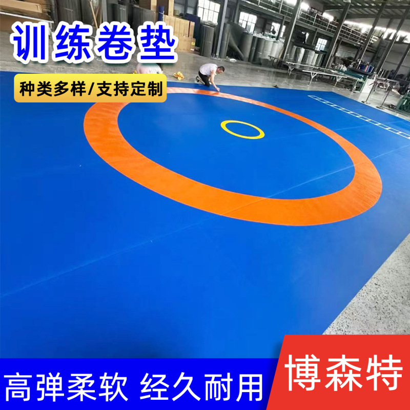 散打格斗卷垫动搏击跆拳道地垫子摔跤拳击武馆柔道训练卷垫|undefined