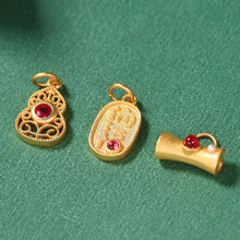 S925���y��24K�S���Ƕ����С����DIY�OӋ�ִ��朹ŷ�С����