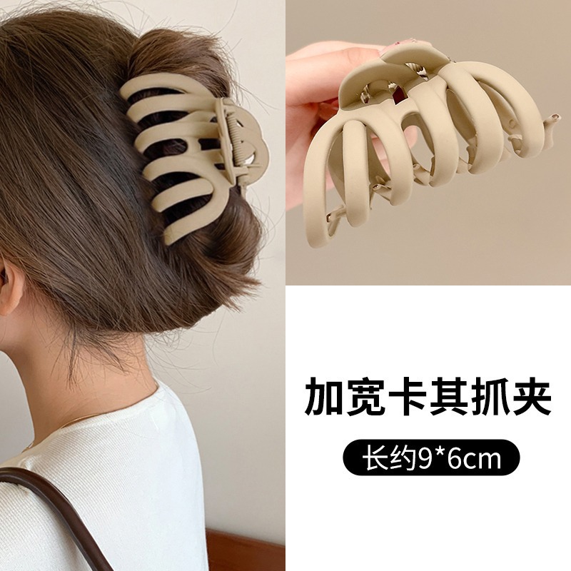 Otoño e invierno, cabello grande, agarre femenino, clips de tiburón de alta calidad, clips de cabello de piel de amor, pinzas de felpa cálidas, al por mayor