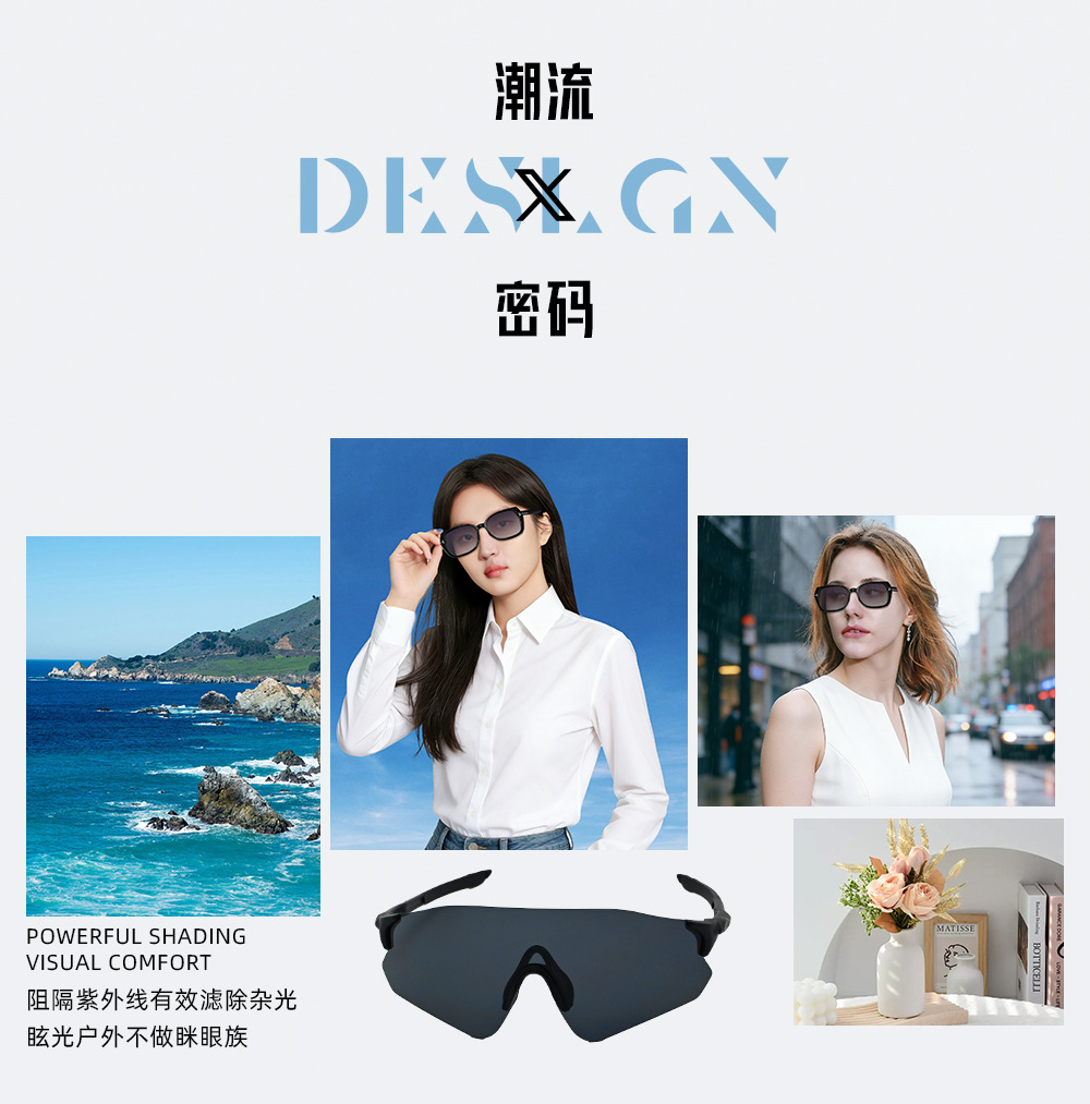 Professionelle Sport-Sonnenbrillen Neu Herren Damen Radfahren Laufen Sport-Schutzbrille Autofahren Tag-Nacht-Einsatz polarisierte Sonnenbrille