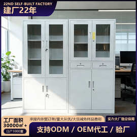 工厂批发加厚带锁档案柜办公室带抽屉收纳柜铁皮储物柜钢制文件柜