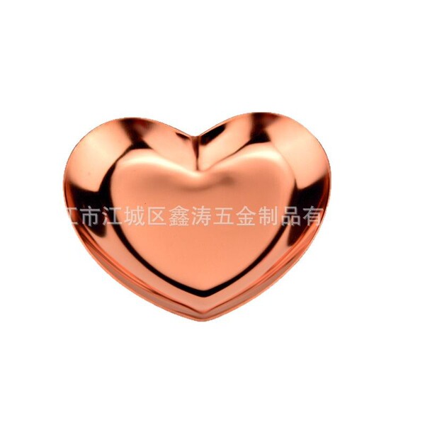 Japanese brand metal accessory stainless steel heart shaped