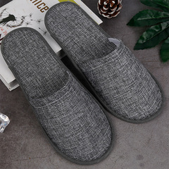 Hotel, motel, homestay disposable slippers, beauty salon, club, guest room supplies, anti-slip linen slippers, wholesale