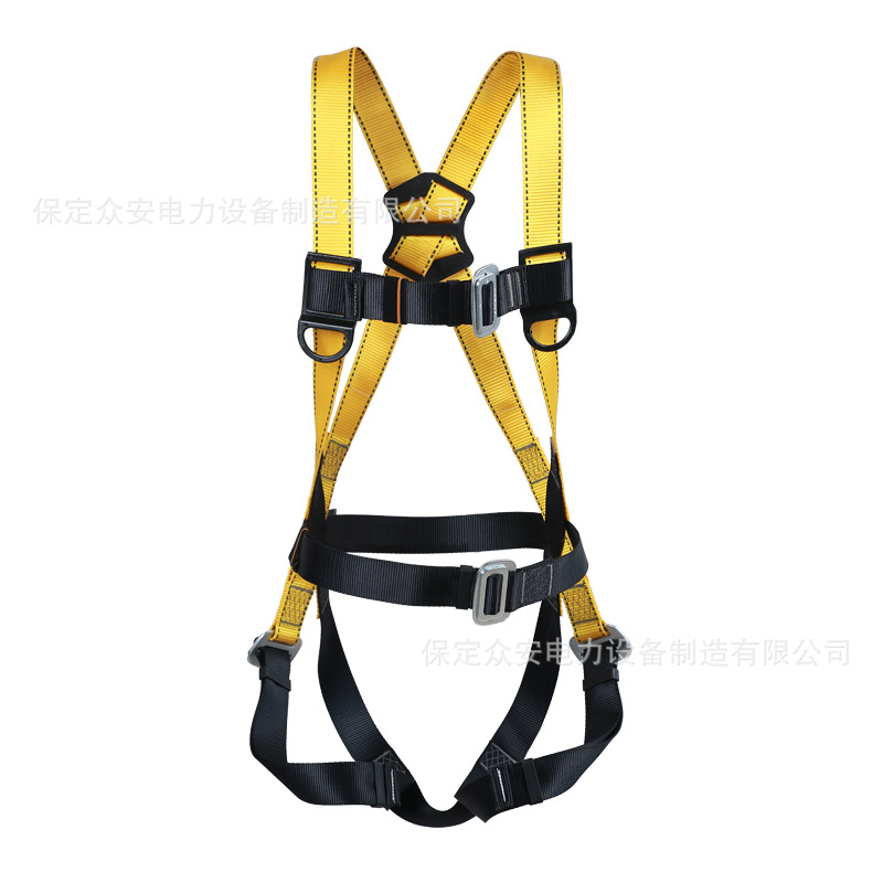 架空安全带全身式电力五点式安全带高空作业防坠落装备双钩品致