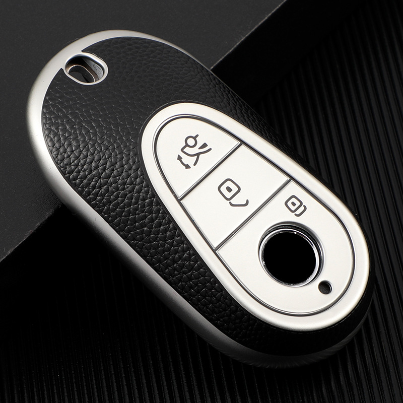 Applicable for Mercedes-Benz key case C260L shell Maybach S400L/S480 high-end key shell bag protective cover for men and women
