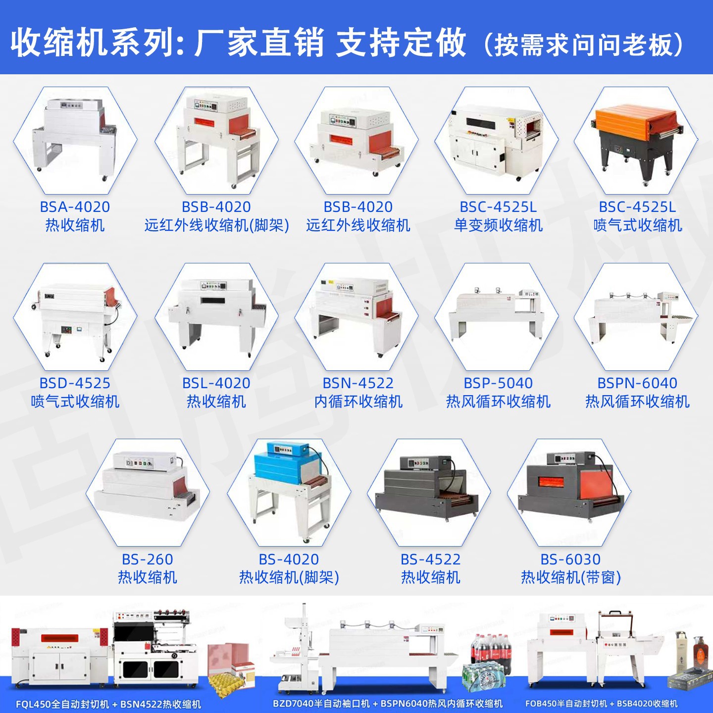 Máquina de envasado de película de retráctil térmico para cajas de regalo de libros y cubiertos de plástico de sellado POF