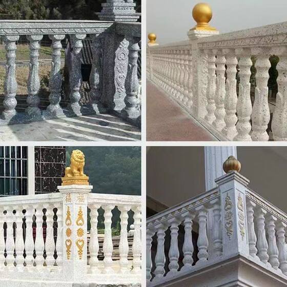 Roman Column Mold Balcony Guardrail Fence Freshly Watering Mud Vase Column Railing Mold Roman Column Decorative Model