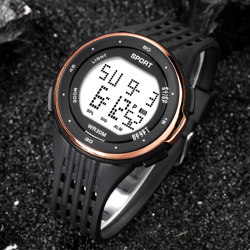 Reloj electrónico de sincronización de alarma deportiva multifuncional para hombres reloj electrónico masculino estudiante al aire libre montañismo reloj electrónico fábrica al por mayor