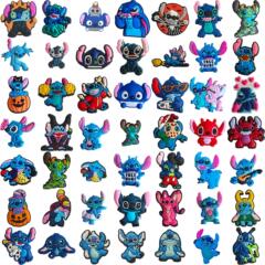 洞洞鞋配件星際寶貝史迪仔41主題鞋扣跨境熱銷款洞洞鞋PVC滴塑鞋