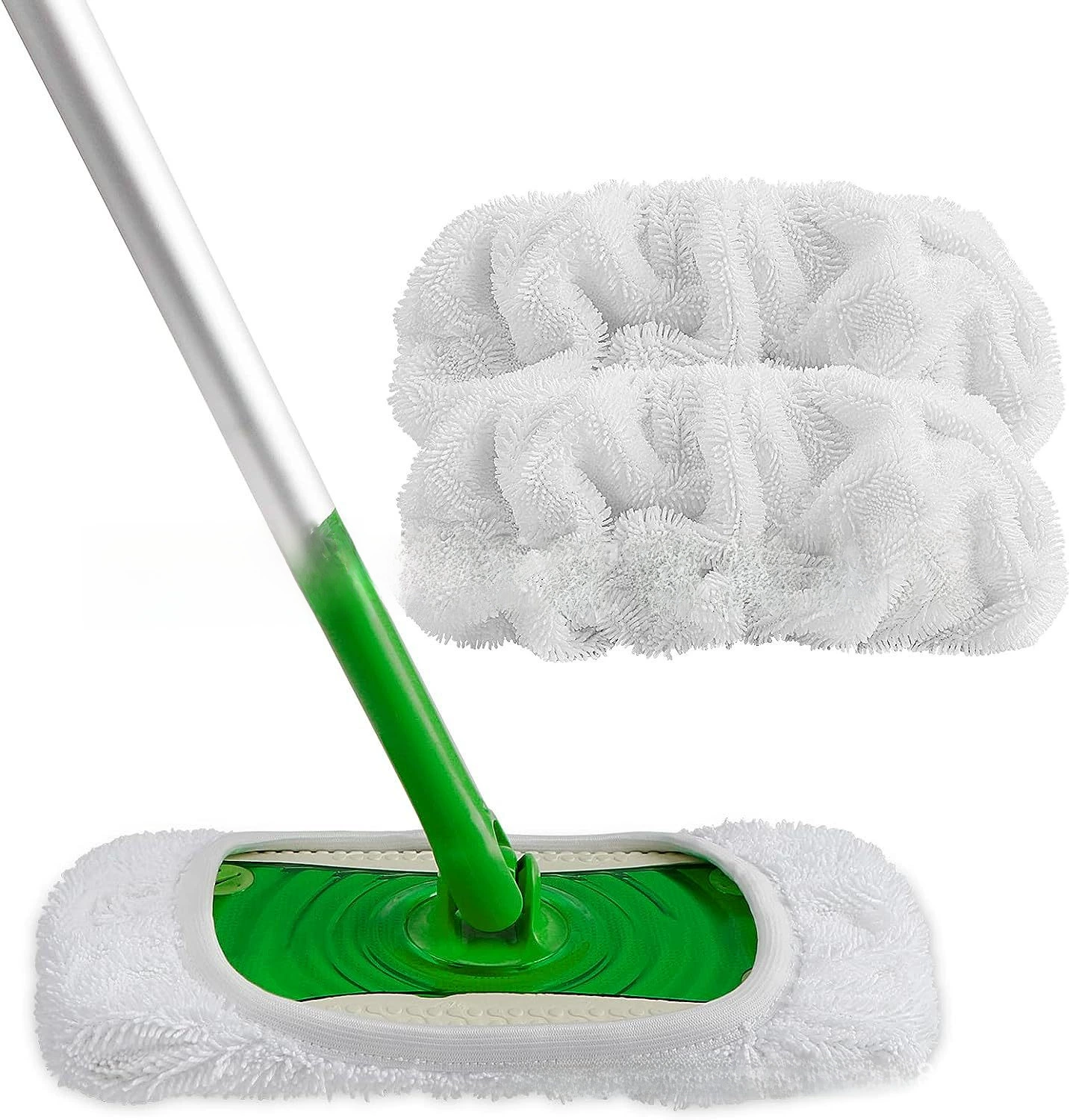 Сменная тряпка для швабры с вращающейся пластиной SWIFFER, многофабричное ультратонкое волокно, для сухой и влажной уборки, впитывающая