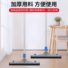 Floor cleaning rubber silicone squeegee for indoor and outdoor tiles, with replaceable foam pads