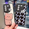 Little Fat Girl is suitable for vivo X100 Y33S Y78+ S18 Y100 cartoon silicone sticker protection case soft