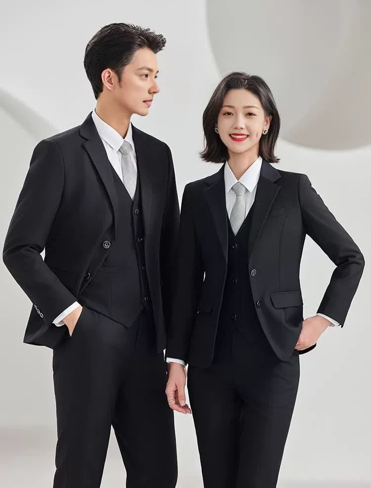 Костюм унисекс для мужчин и женщин, деловая профессиональная одежда, формальная одежда для женщин-продавцов недвижимости, униформа для банковских работников, женский костюм для весеннего сезона.